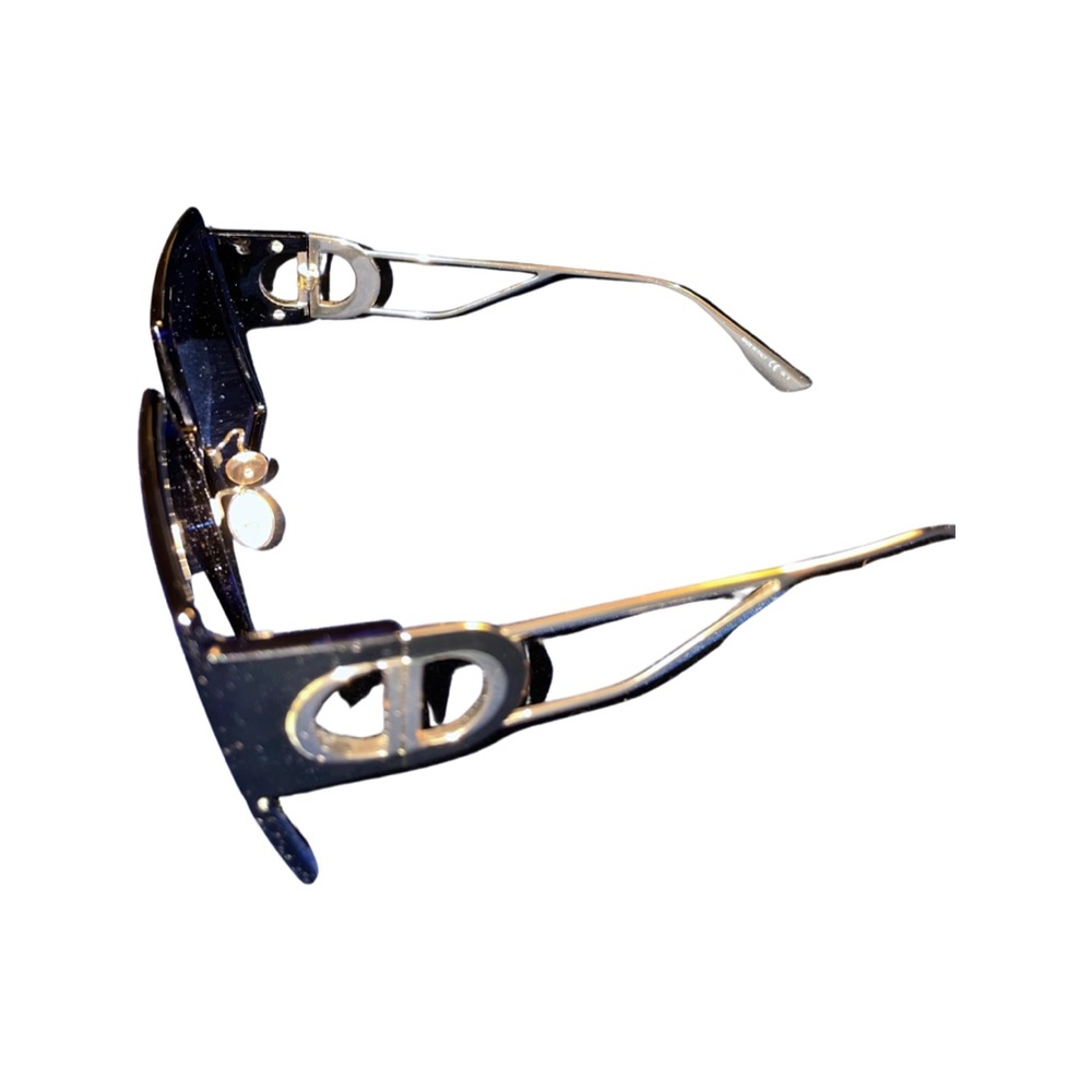 Authentic Dior Blue Patterned Square Sunglasses - image 6
